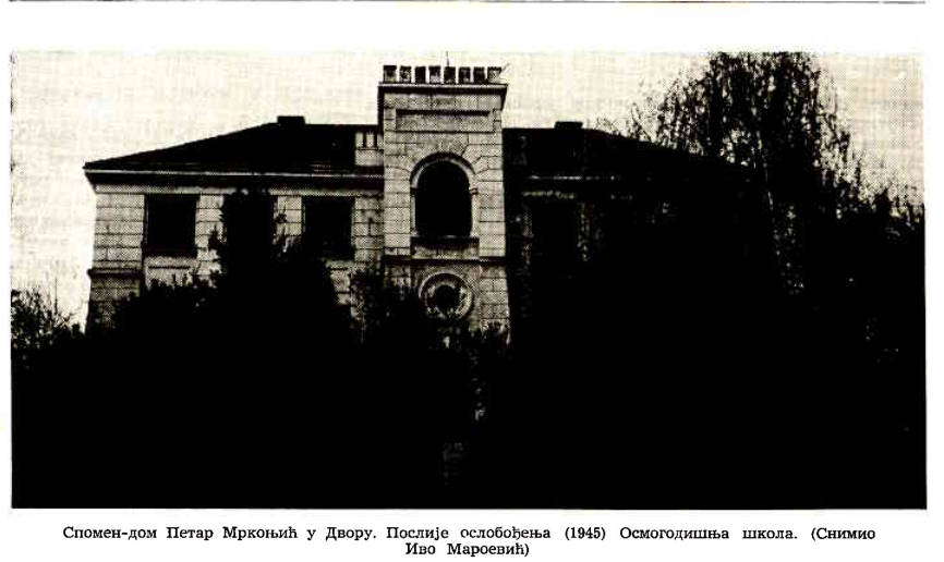 petar mrkonjic spomen dom