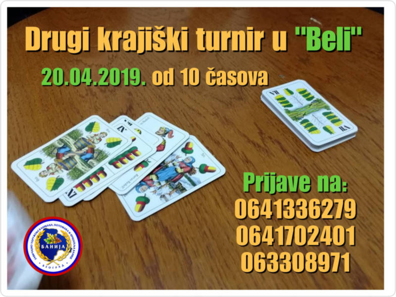 drugi krajiski turnir u beli