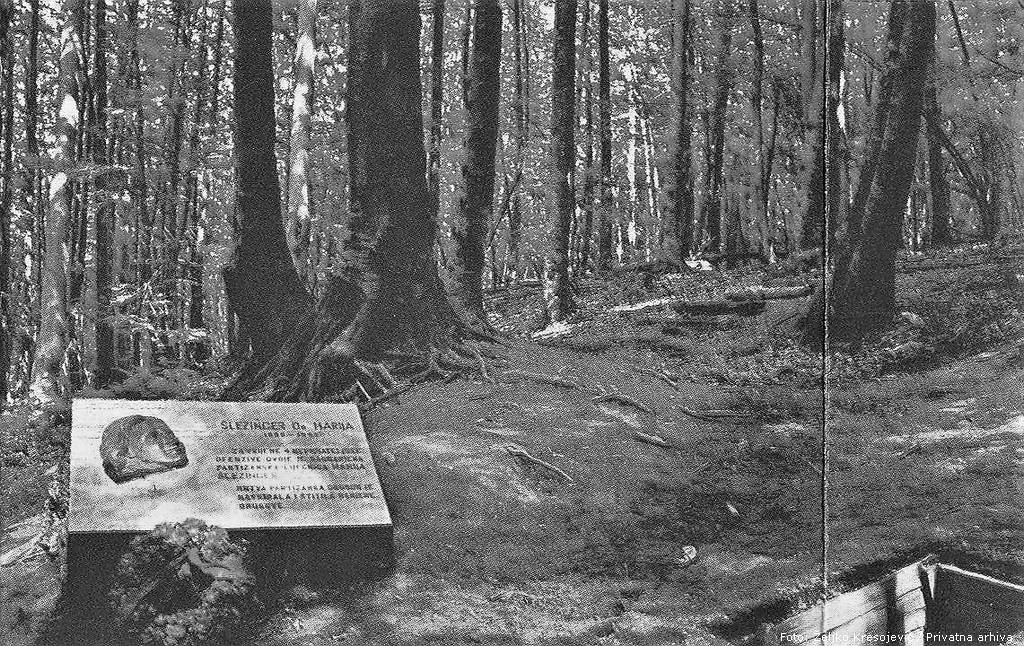 Fotografija iz Historijsko - turističkog vodiča Petrova Gora / Izdavač: Memorijalni park Petrova Gora - Vojnić marija slezinger