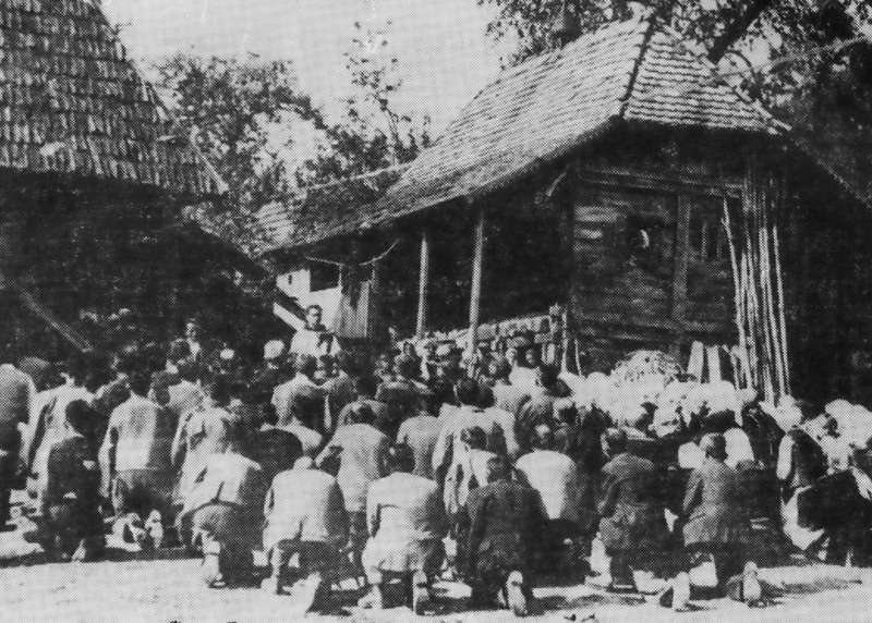 pokrstavanje srba dvor
