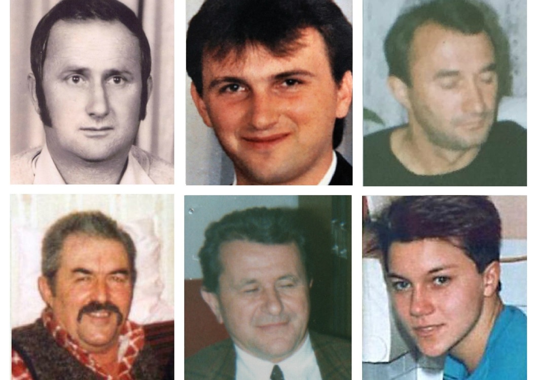 Ubijeni Siščani: Nikola i Zoran Trivkanović, Branko Oljača, Milan Cvetojević, Petar Pajagić i Ljubica Solar | Foto: Portal Novosti