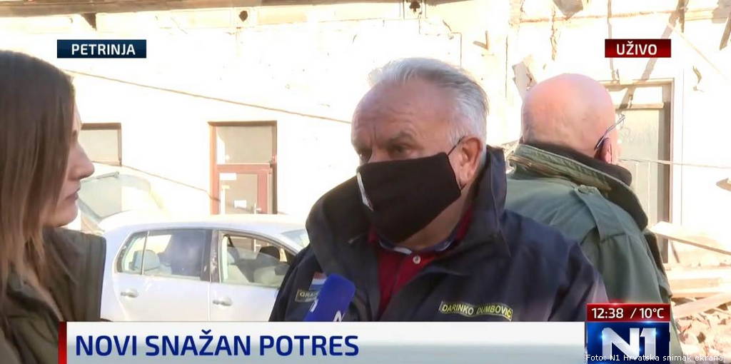 Foto: N1 Hrvatska snimak ekrana petrinja dumbovic