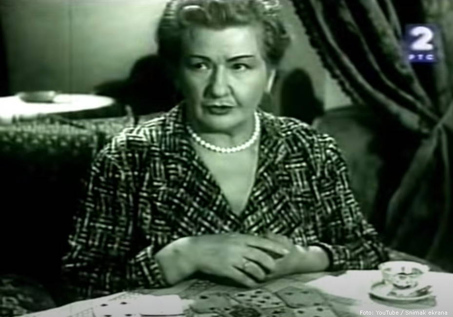 Nevenka Mikulić u filmu "Dan četrnaesti" u ulozi Emilijine majke