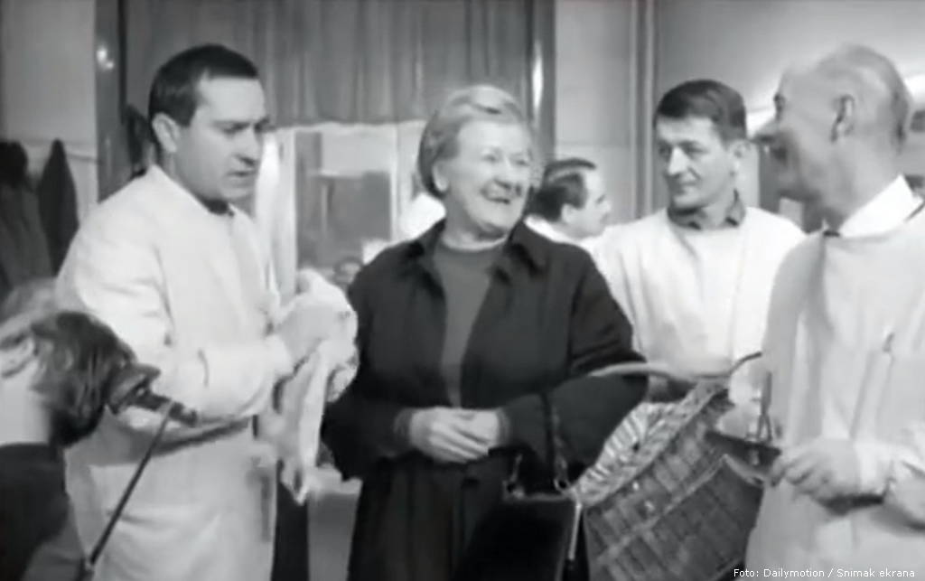 Nevenka u filmu "Inspektor" iz 1960. godine