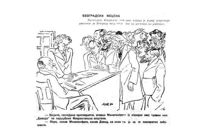 Karikatura Pjera Križanića objavljena u „Politici” | Foto „Politika” pjer karikatura politika