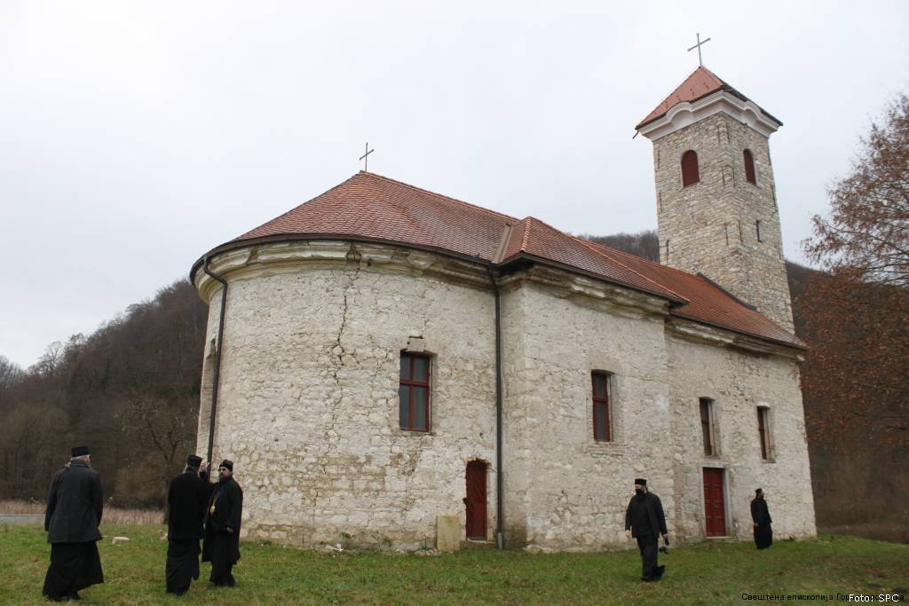Oštećena crkva Svetog Ilije u Blinji