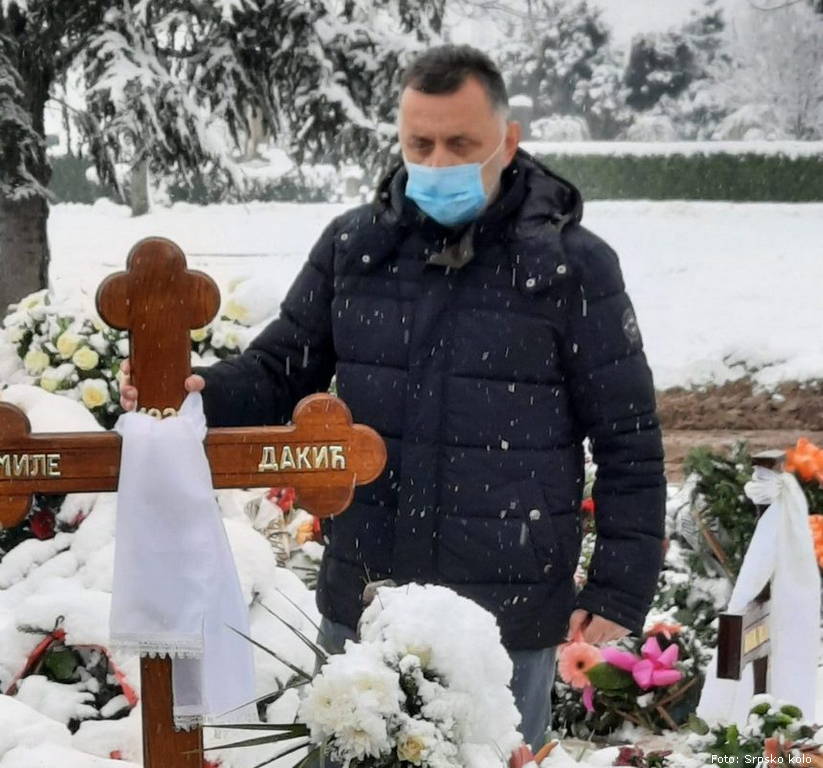 petar saula na ispracaju mile dakica