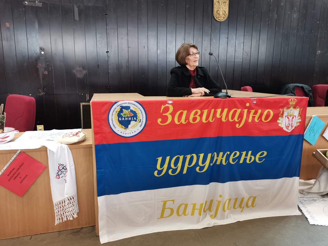 Počasni član udruženja Banijaca, Dušanka Lukić 