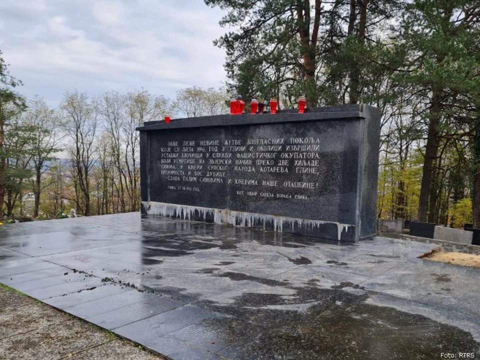 Foto: RTRS spomen kosturnica glina rtrs