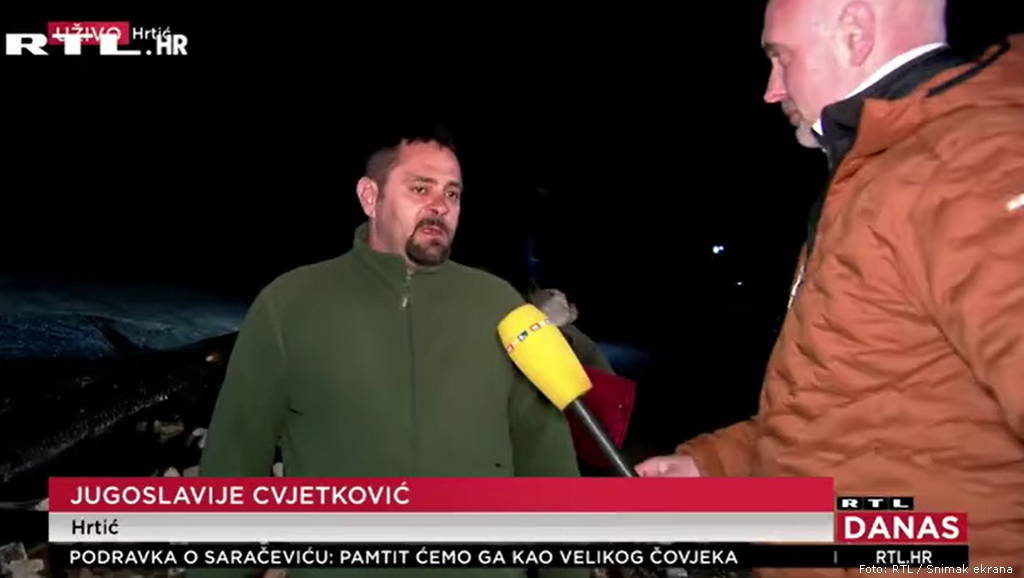 Foto: RTL / snimak ekrana hrtic pozar
