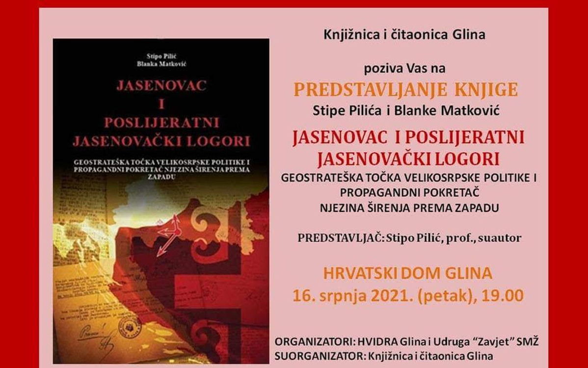Da nije žalosno, bilo bi smiješno – najava "predstavljanja" u Glini plakat