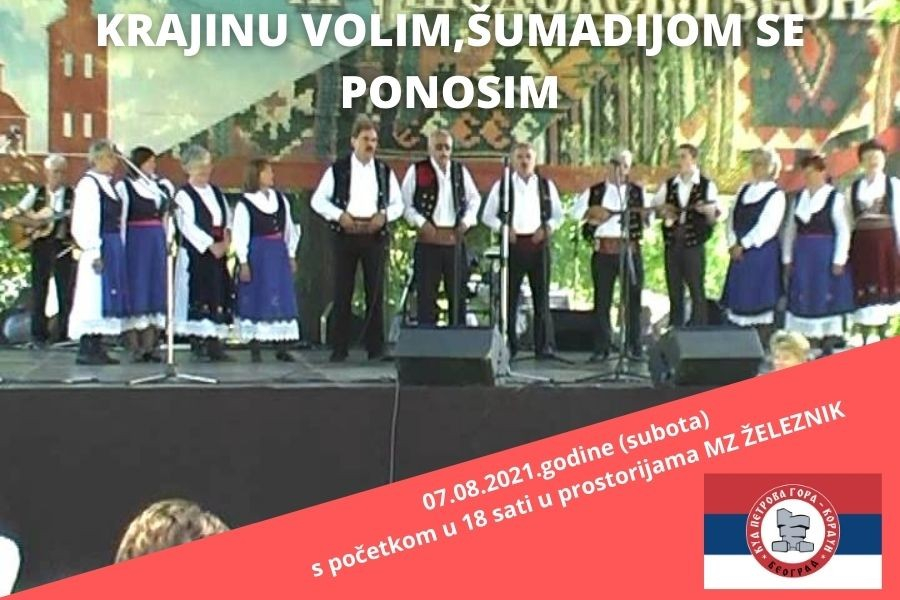 07.08.2021.godine subota s pocetkom u 18 sati u prostorijama mz zeleznik