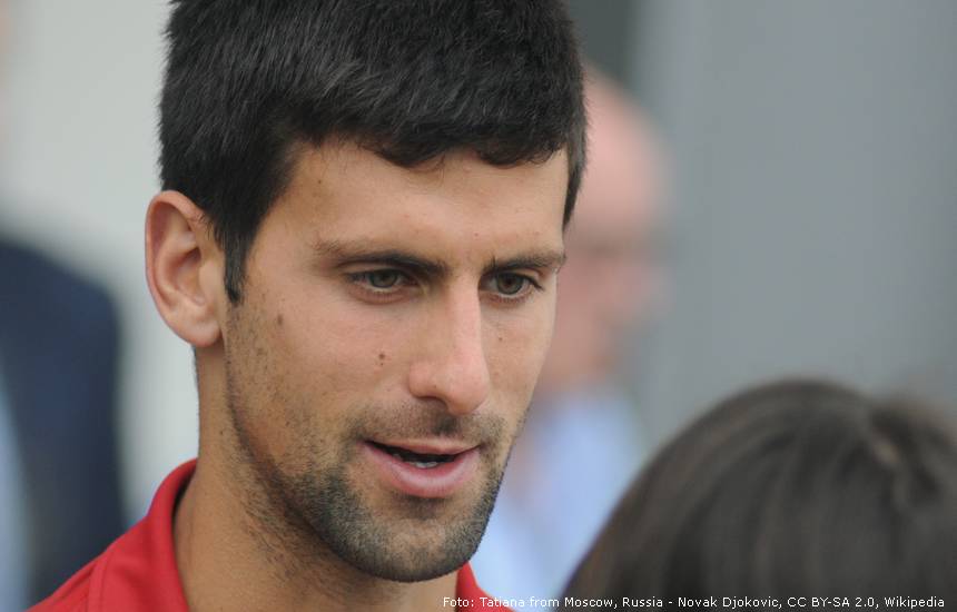 Foto: Tatiana from Moscow, Russia - Novak Djokovic, CC BY-SA 2.0, Wikipedia