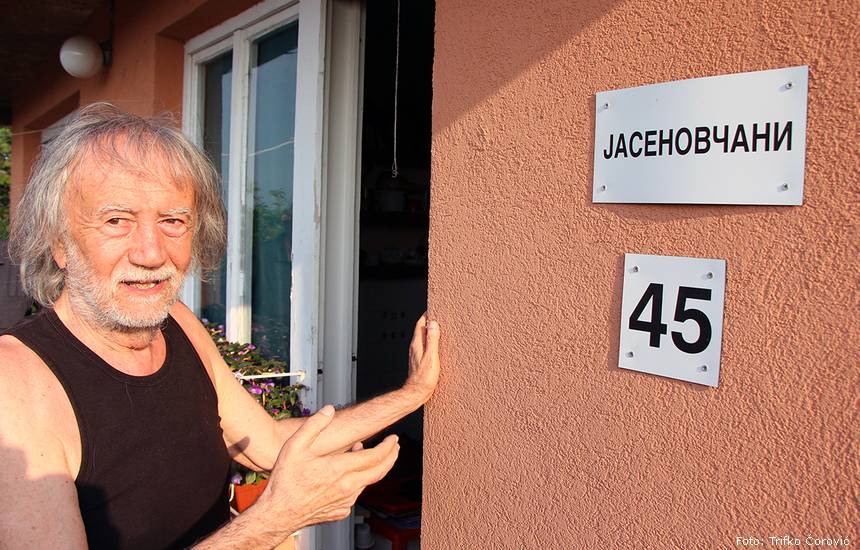 Ulaz sa terase Mićo je numerisao kao ulaz u svoju rodnu kuću (Foto: Trifko Ćorović)