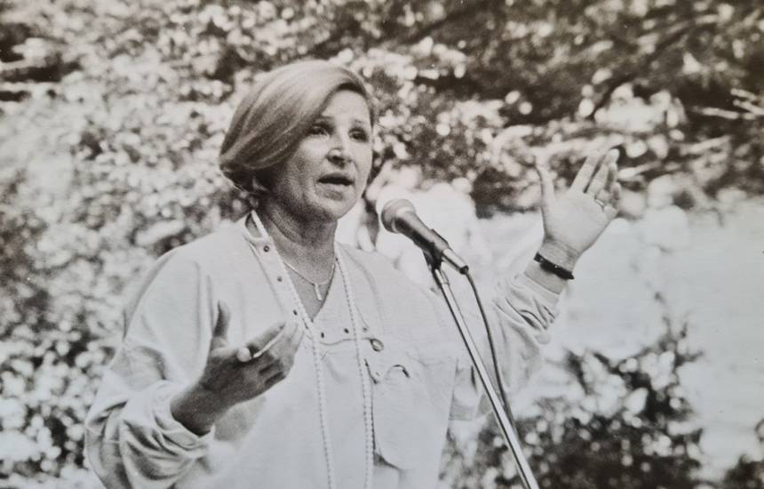 Mira Banjac na 13. Brankovom kolu, Stražilovo, 1984.