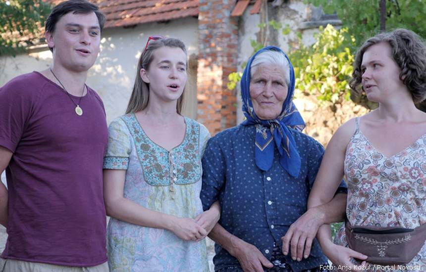 Kacper, Zofia, Jovanka Vukčević i Aleksandra Mrozowska u akciji