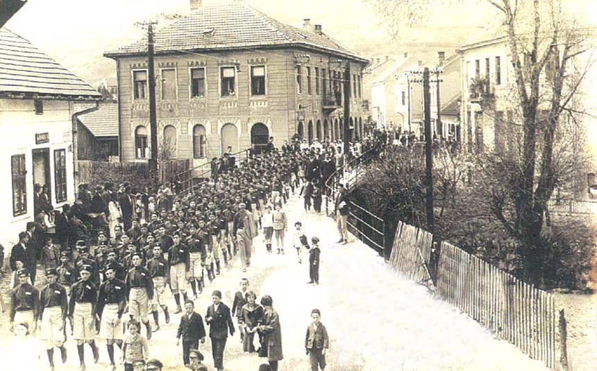 Proslava rođendana kralja Aleksandra u Zenici 1930.