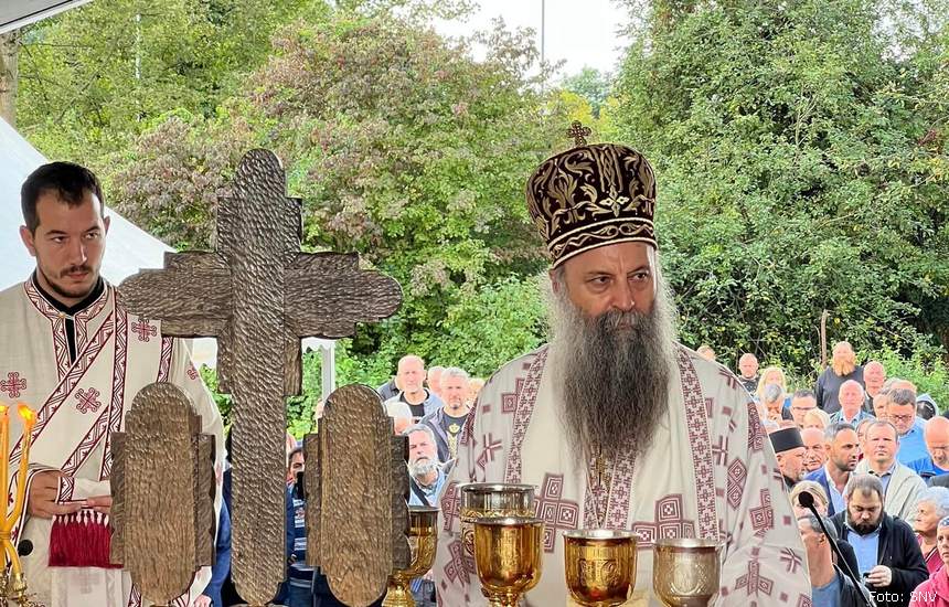Patrijarh Porfirije u Jasenovcu&nbsp;