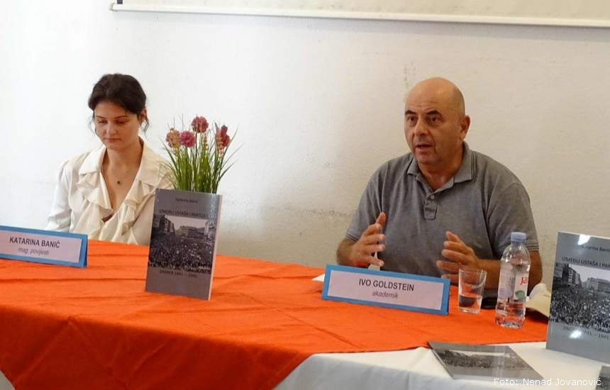 Katarina Banić i Ivo Goldstein (Foto Nenad Jovanović)