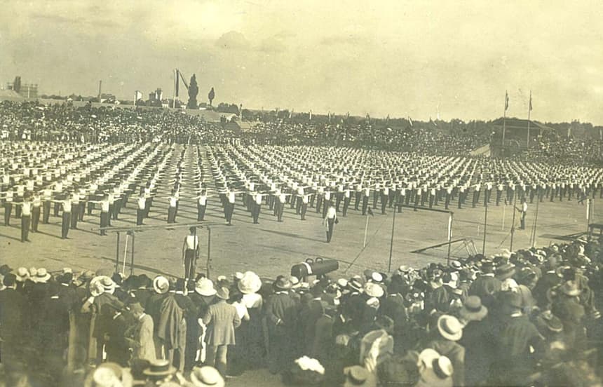 Slet u Zagrebu 23.08.1911
