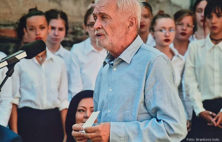 Slobodan Zubanović na 50. Brankovom kolu, 2021. godine