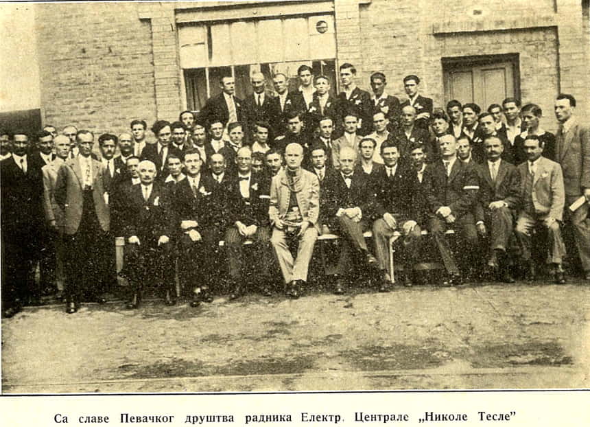 Pevacko drustvo Tesla na Sokolskom sletu 1930 u beogradu