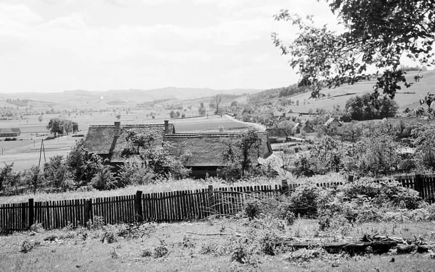 Panorama sela Vlahović 1961. godine