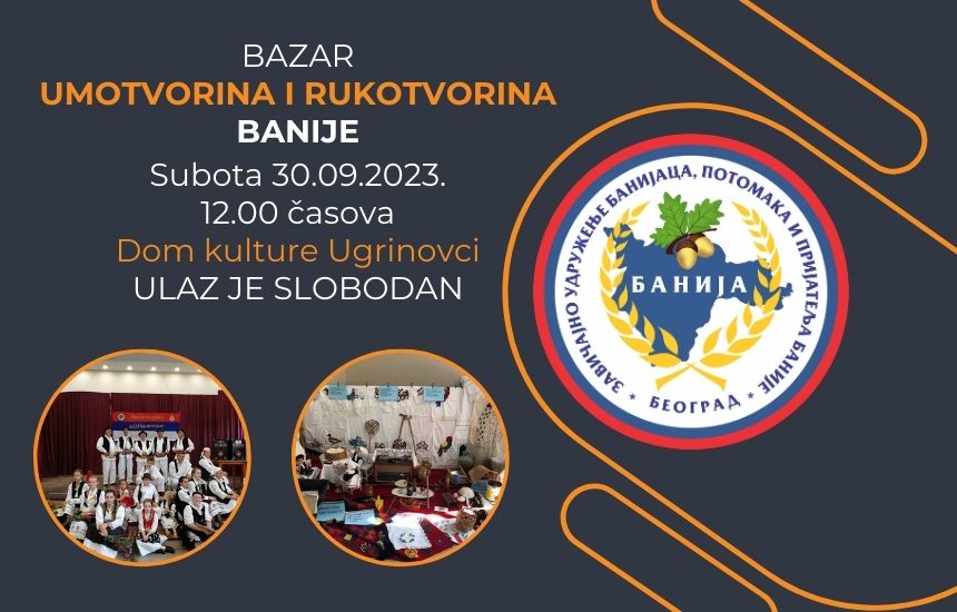 BAZAR Umotvorina i rukotvorina Banije