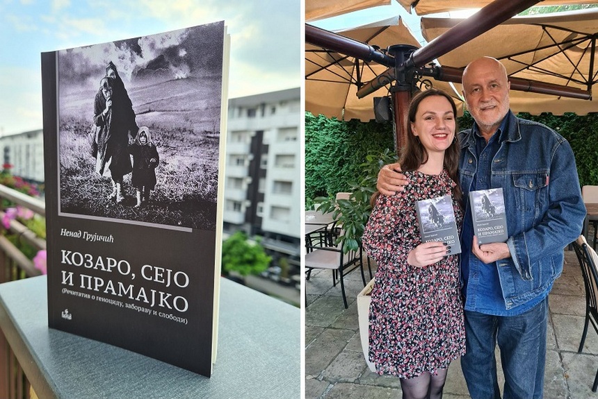 Fotosi knjige i susreta sa recenzetkinjom i pesnicima na Kozari