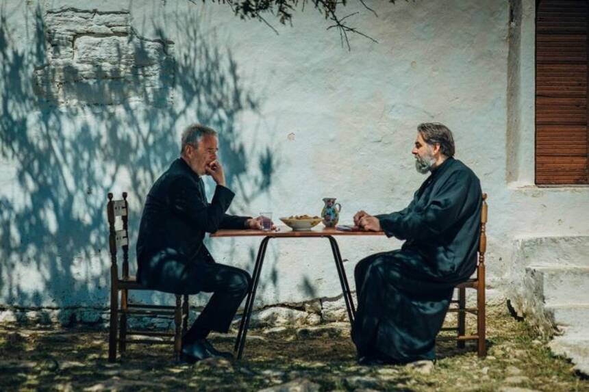 U filmu “Lazarev put” Dejan igra sveštenika | Foto: Snimak ekrana