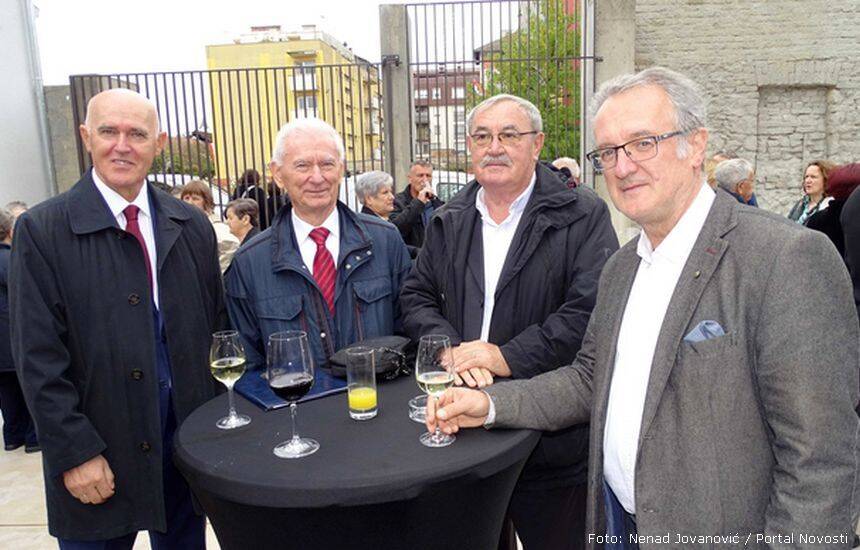 Siniša Tatalović, Mile Radović, Duško Ljuština i Čedomir Višnjić (Foto: Nenad Jovanović)