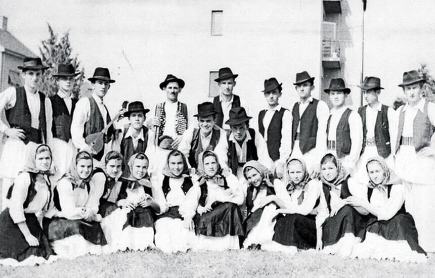 Članovi pododbora iz Donjeg Javornja, 1962. (Foto: SKD Prosvjeta)