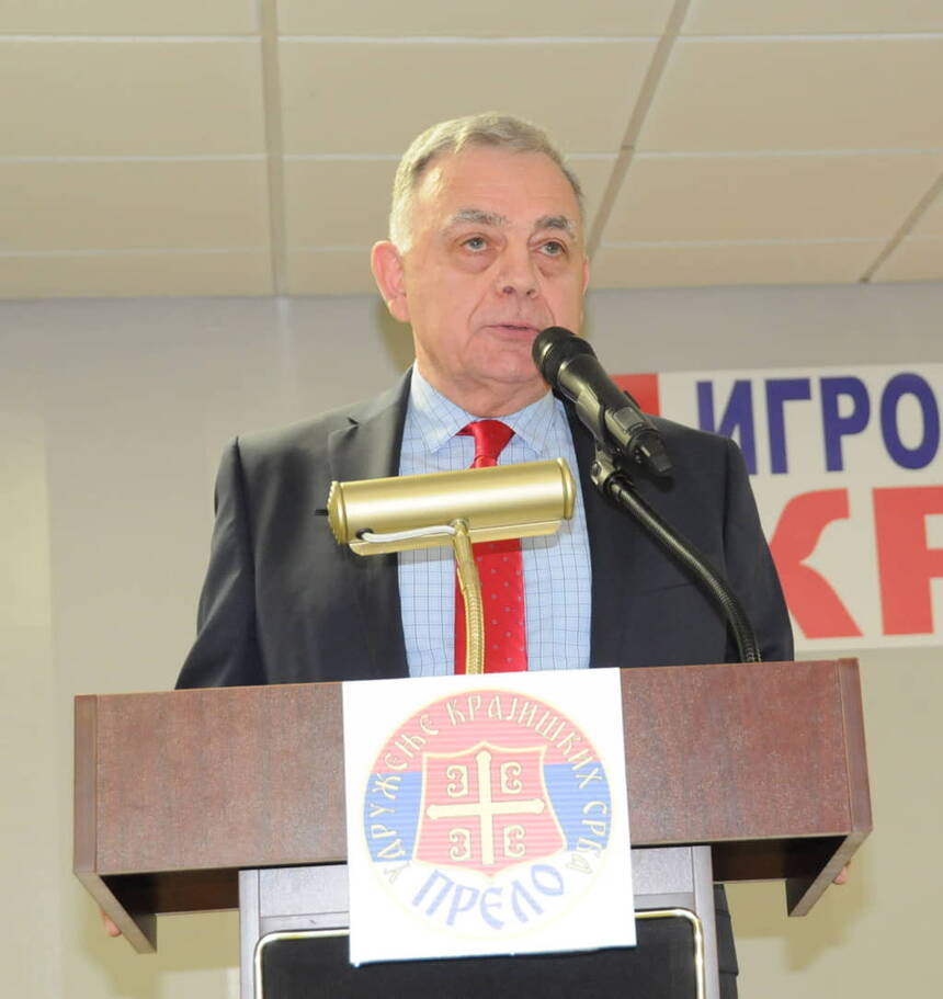 Predsjednik UKS Prelo Ljubinko Špegar