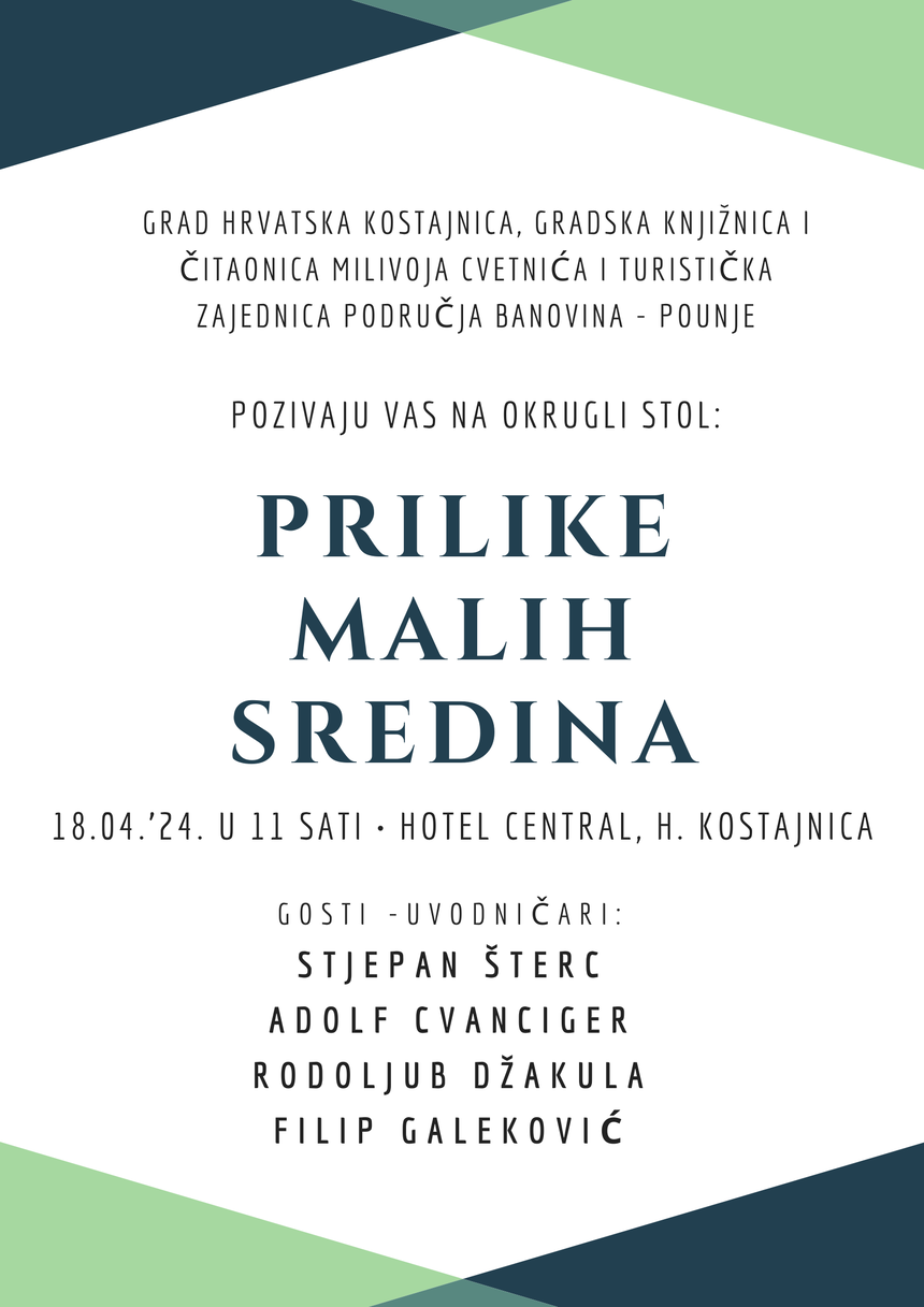 Okrugli stol Prilike malih sredina
