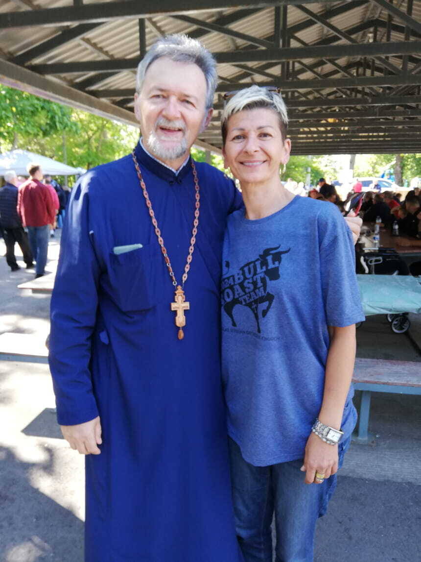 Otac Vojislav Pavlović i Snežana Popov