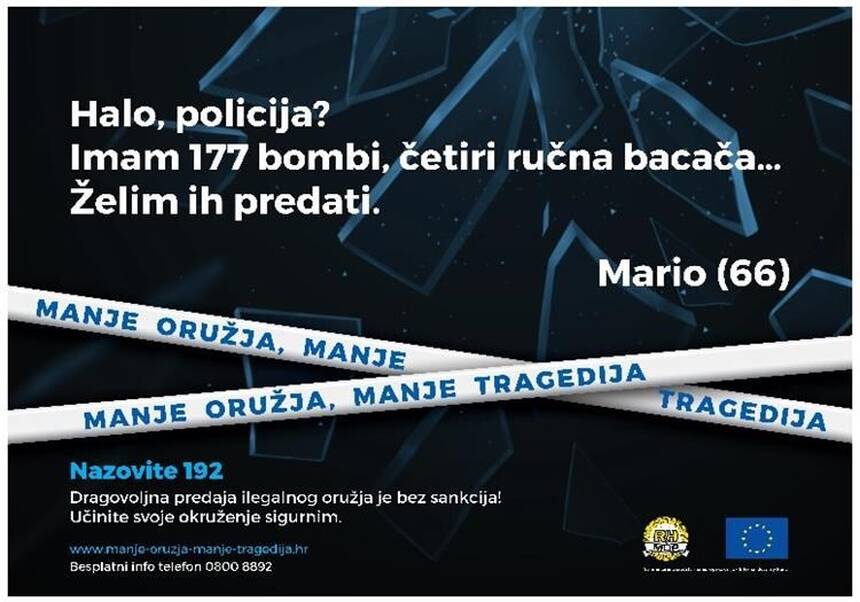 manje oruzja