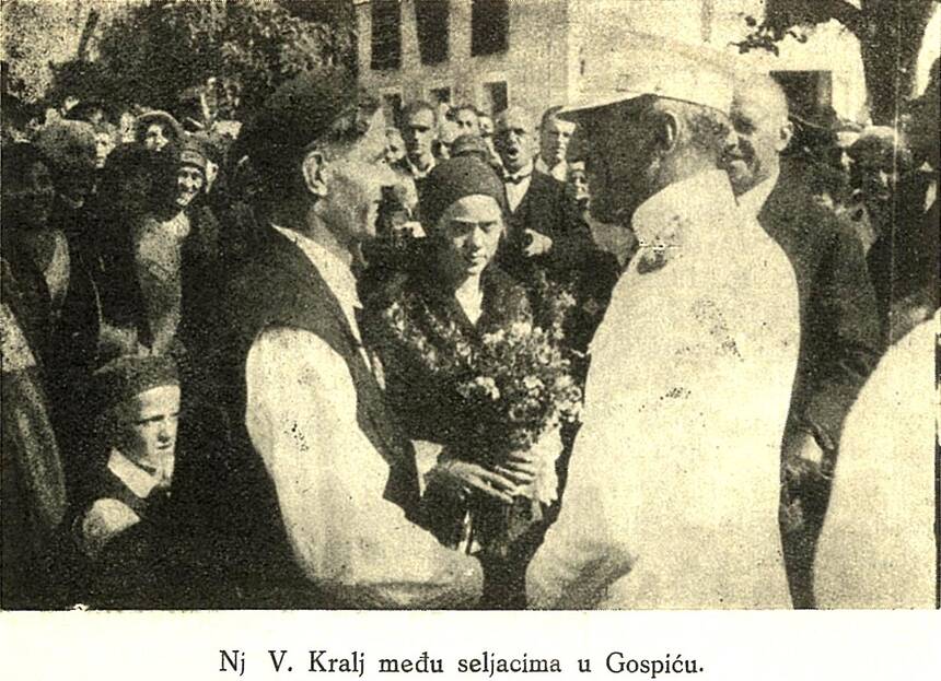 Kralj Aleksandar u poseti Gospicu