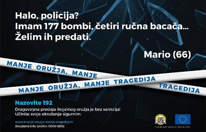 manje oruzja