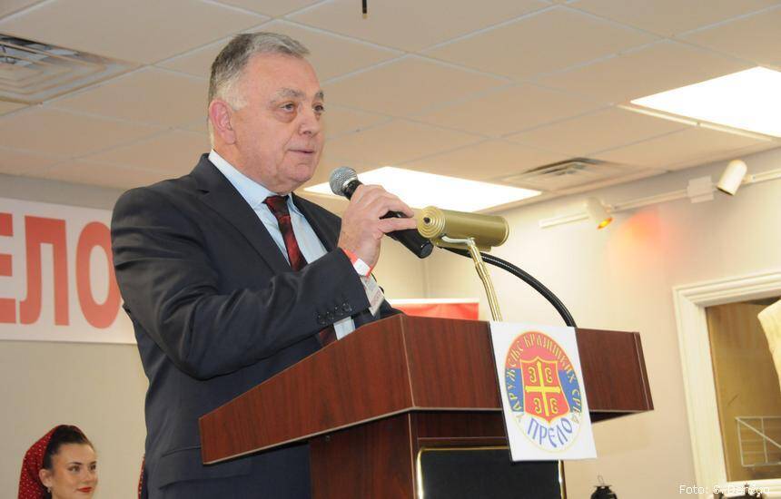 Ljubinko Špegar predsednik Udruženja krajiškoh Srba Prelo u Čikagu