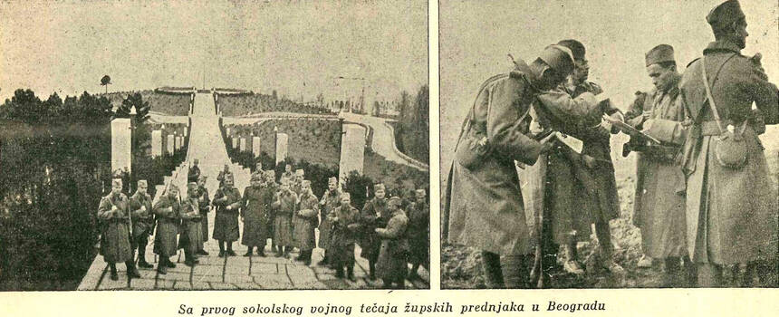 Slike sa prvog sokolskog vojnog tecaja u Beogradu