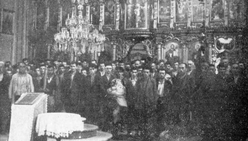 srbi u glinskoj crkvi