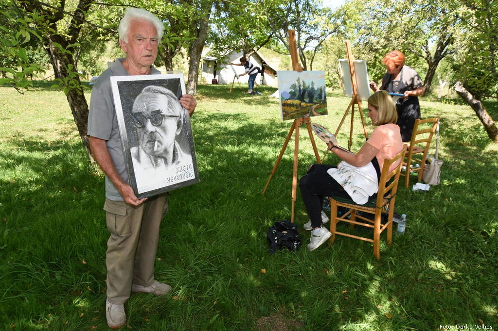 Detalj sa 18. likovne kolonije SKD "Prosvjeta" Pododbor Petrinja | Foto: Darko Velhes likovna kolonija
