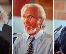 Песници Раша Попов, Крстивоје Илић и Љубивоје Ршумовић на Свечаном отварању  35. БРАнковог кола 2006.